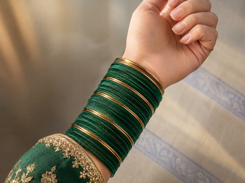 Emerald Bridal Bangle