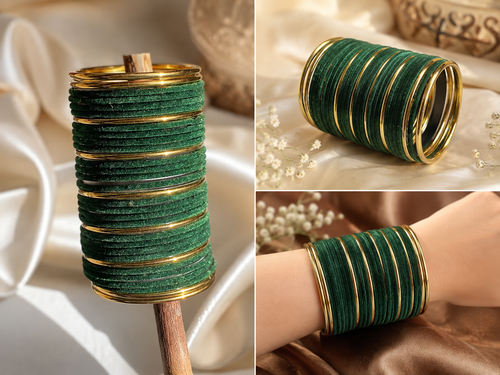 Emerald Bridal Bangle