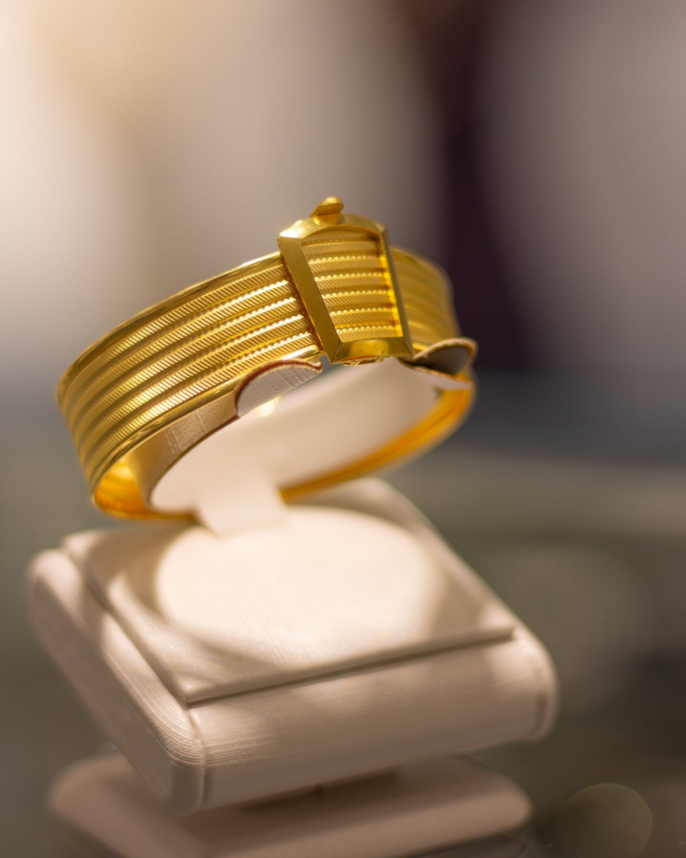 Bangles on a stand