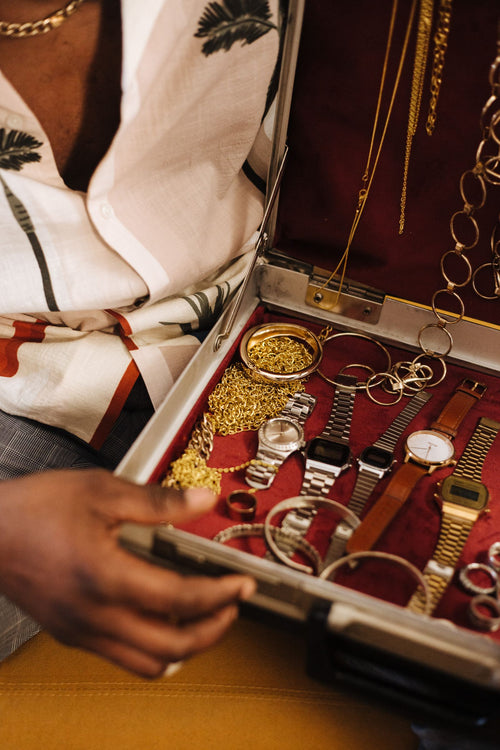 Jewellery case detail